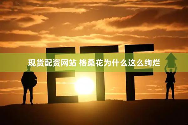 现货配资网站 格桑花为什么这么绚烂