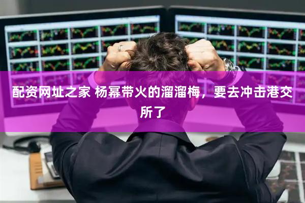 配资网址之家 杨幂带火的溜溜梅，要去冲击港交所了